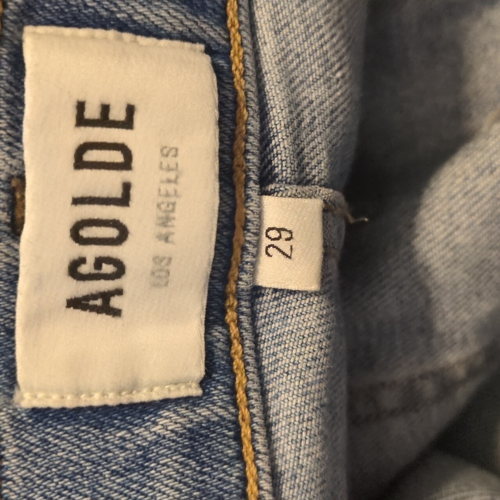 AGOLDE Sophie Mid Rise Ankle Skinny Denim Size 29 Classic Denim - Picture 4 of 9